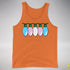 Transgender Pride Flag Christmas Lights Premium Tank Top - Orange